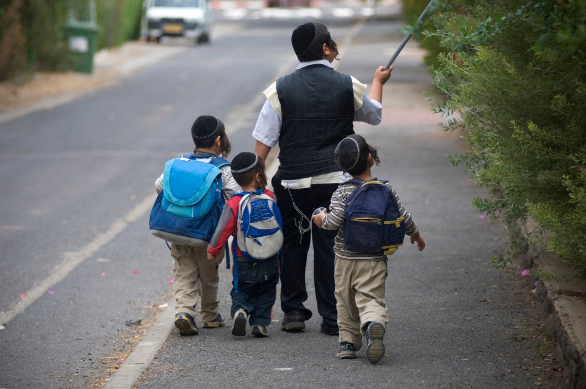 "A group of jewish boys going home from school, see my other pics of Israel:"