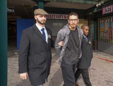 Cops arrested 19-year-old Andrew Pashinins for shoving a man onto a Brooklyn Subway track last month.