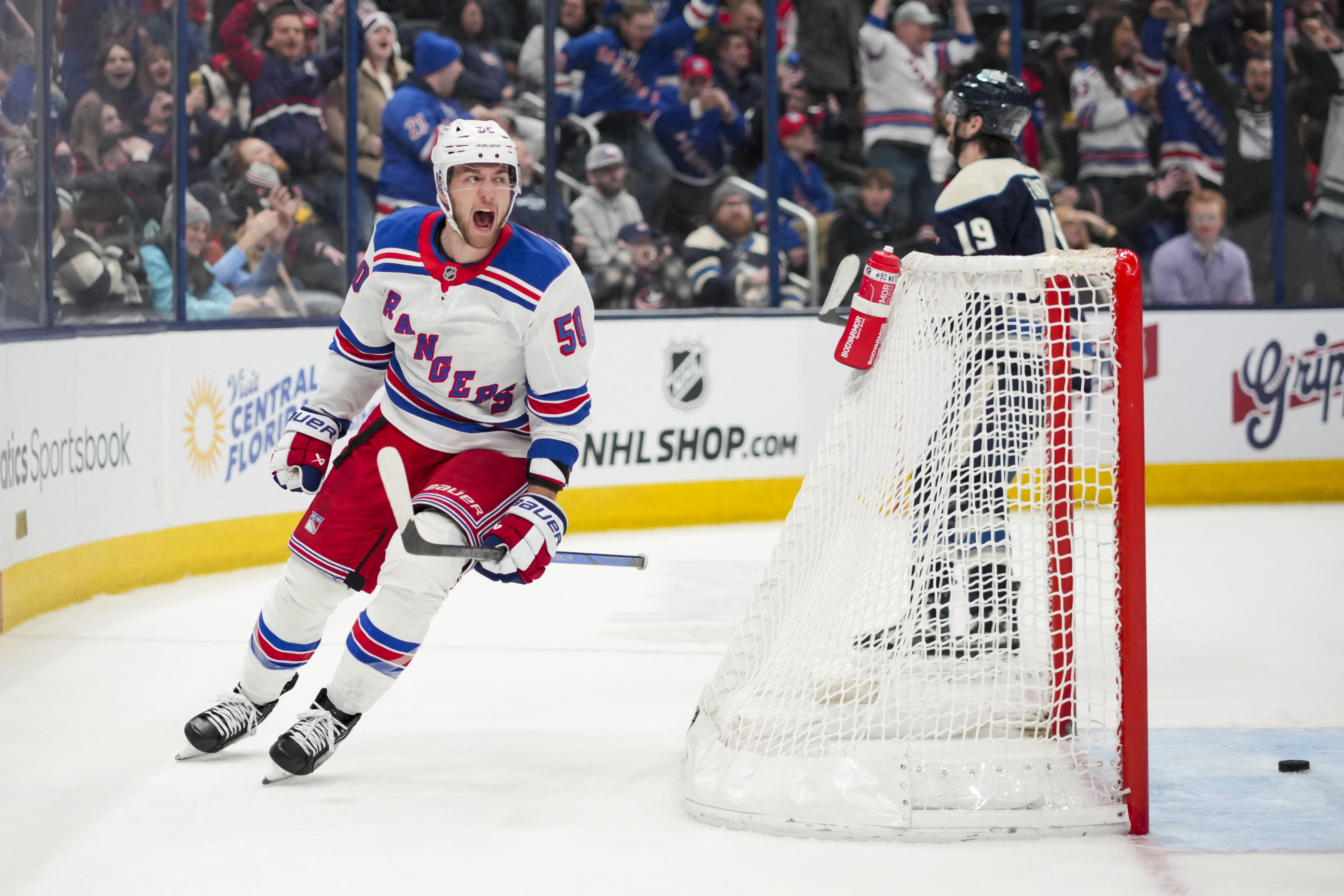 Will Cuylle Rangers Blue Jackets