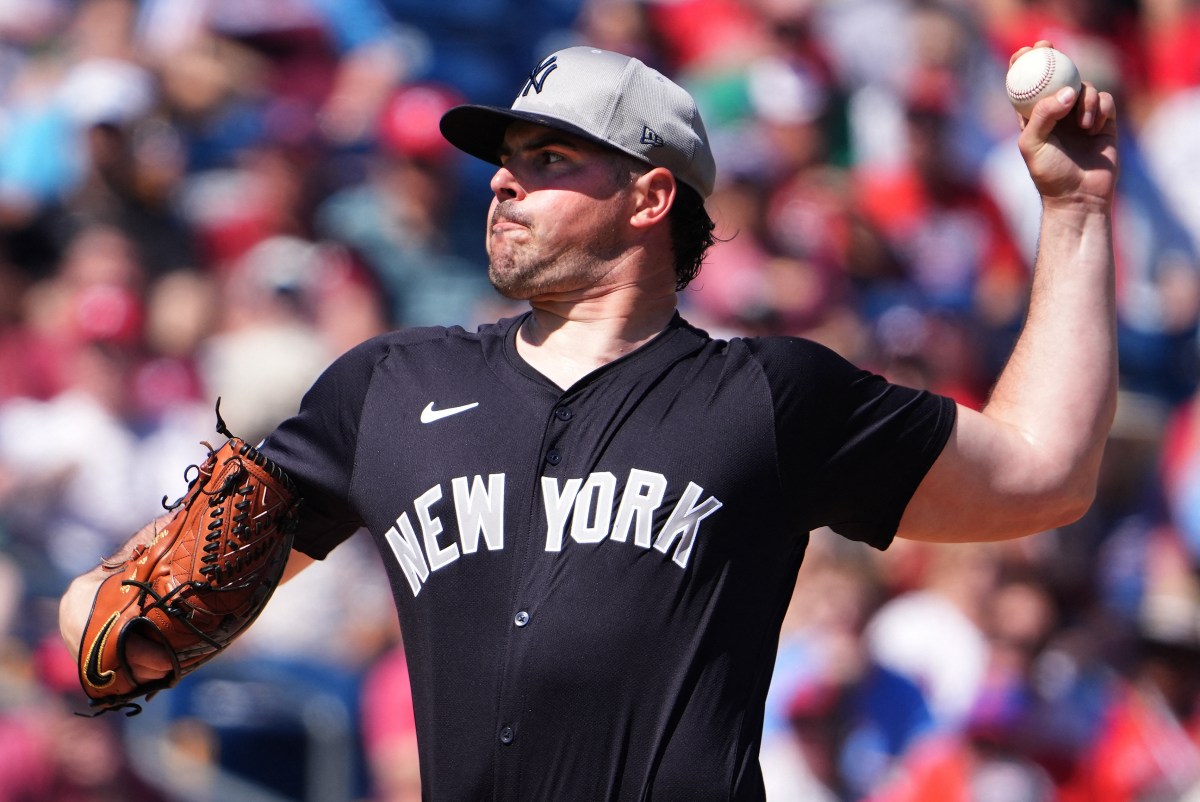 Yankees' Carlos Rodón sharpens skills vs. Phillies