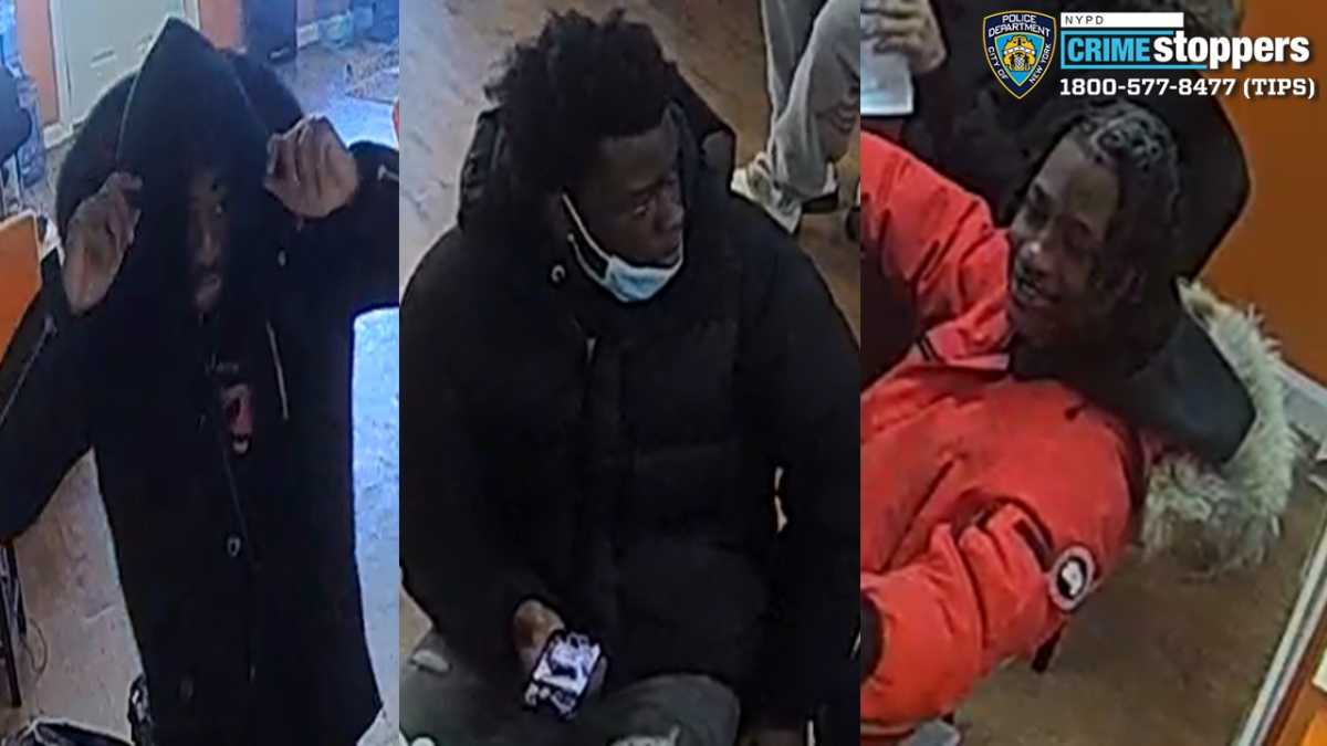 The NYPD say they are on the hunt for three youths who shot a teen boy in a caught-on-camera afternoon Queens ambush last month.