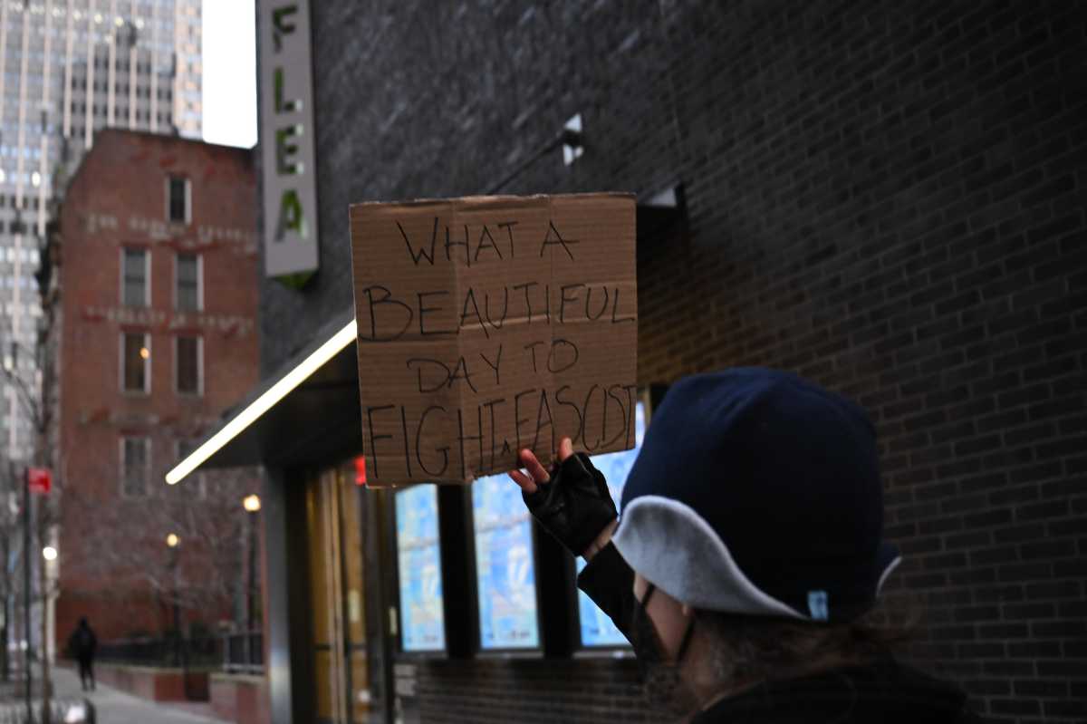 Protesters gather in lower Manhattan to denounce recent ICE activity in New York City 10