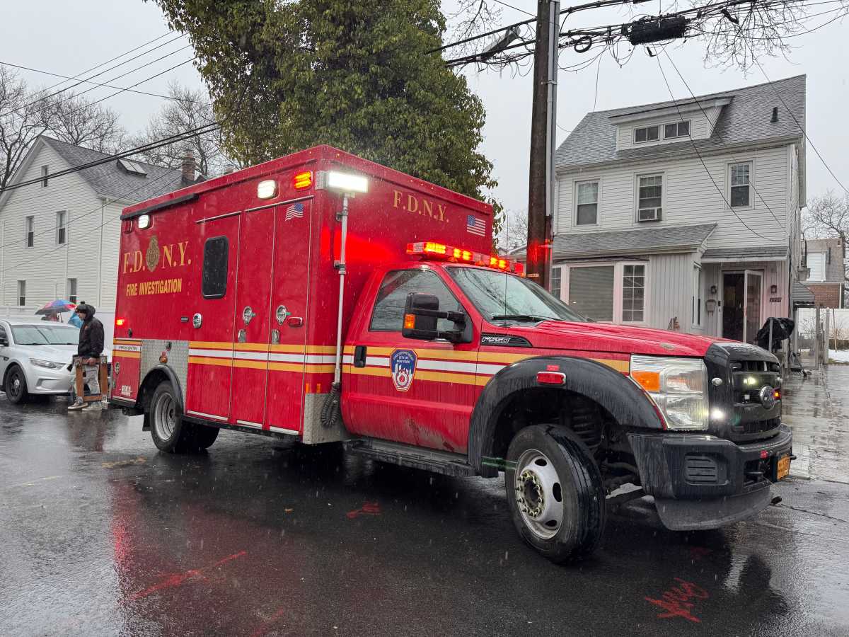 Queens fire marshals at scene of deadly fire