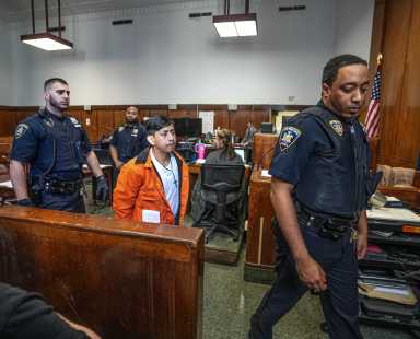 Ulises Bohorquez, A Venezuelan migrant involved in a Times Square brawl with police last year pleaded guilty on Monday afternoon and was sentenced to a year behind bars.