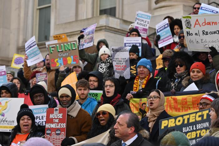 Crisis at City Hall: Lower Manhattan rallygoers say they have no confidence in Mayor Adams, paint bleak picture of government 2 A crowd of fed up New Yorkers gathered outside the Tweed building to launch their campaign.
