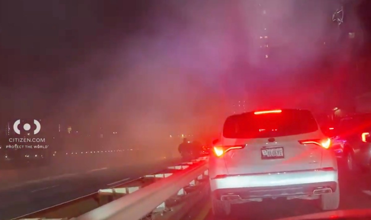 Woman dies, another person injured, in fiery Tesla crash on the Upper East Side 2 Police at scene of fiery Tesla crash on Upper East Side