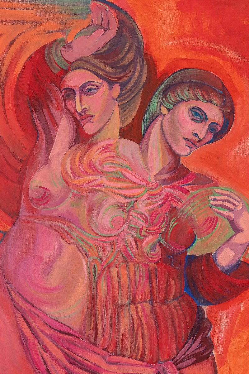 Dara Maillard paints history’s ghosts — and they stare right back 2 "The Severed Heads" by Dara Maillard, 2023