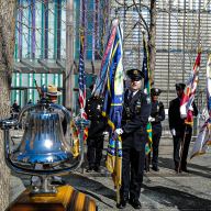 Legacy of loss and resilience: 9/11 Memorial marks 32 years since the 1993 World Trade Center bombing 2 Police officer honors victims of World Trade Center bombing of 1993.