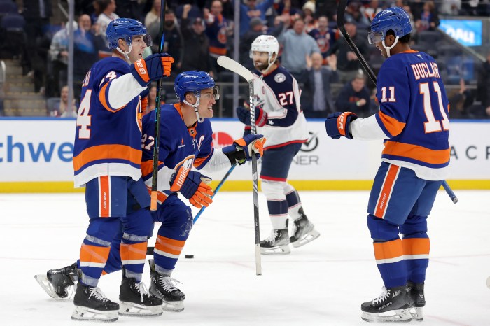 Anders Lee goal Islanders Blue Jackets