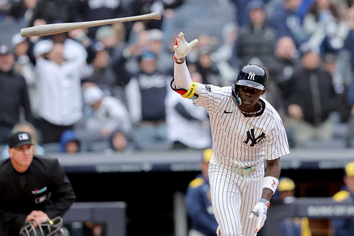 Jazz Chisholm Jr. home run Yankees Brewers