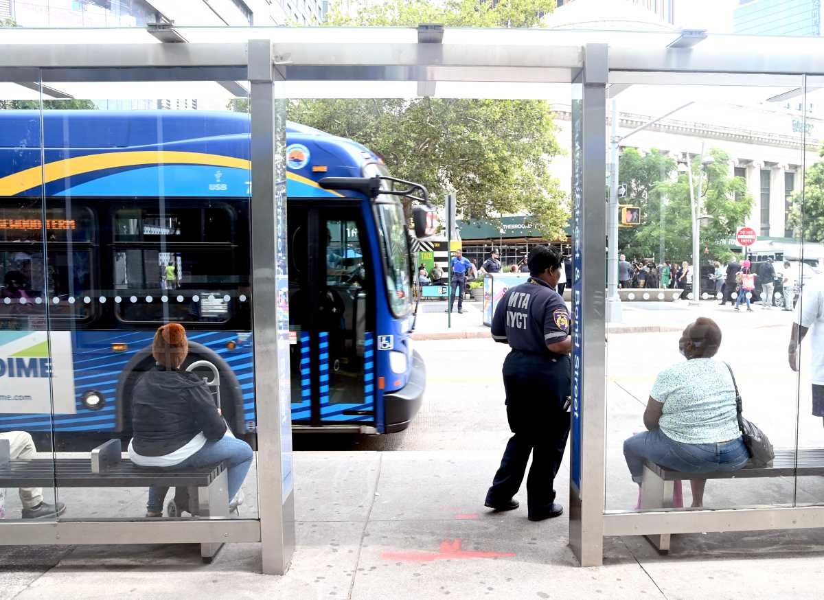 DOT and city officials draw ire over soon-to-come leaning bars' at NYC bus stops