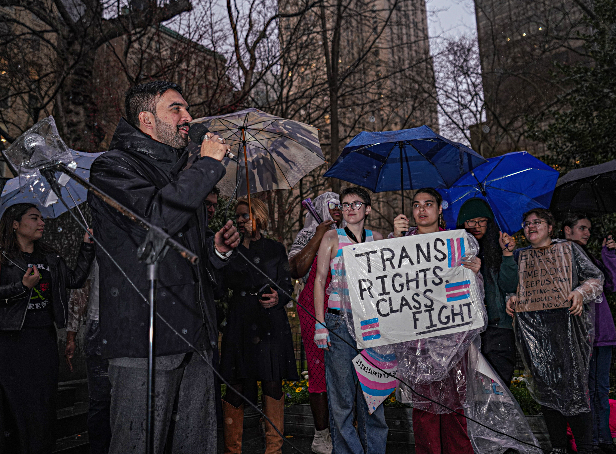 Trans Rights Protesters Rally for Healthcare Equality
