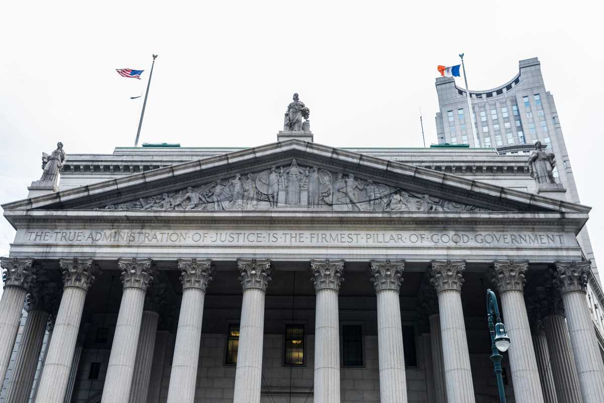 Facade of New York State Supreme Court Building