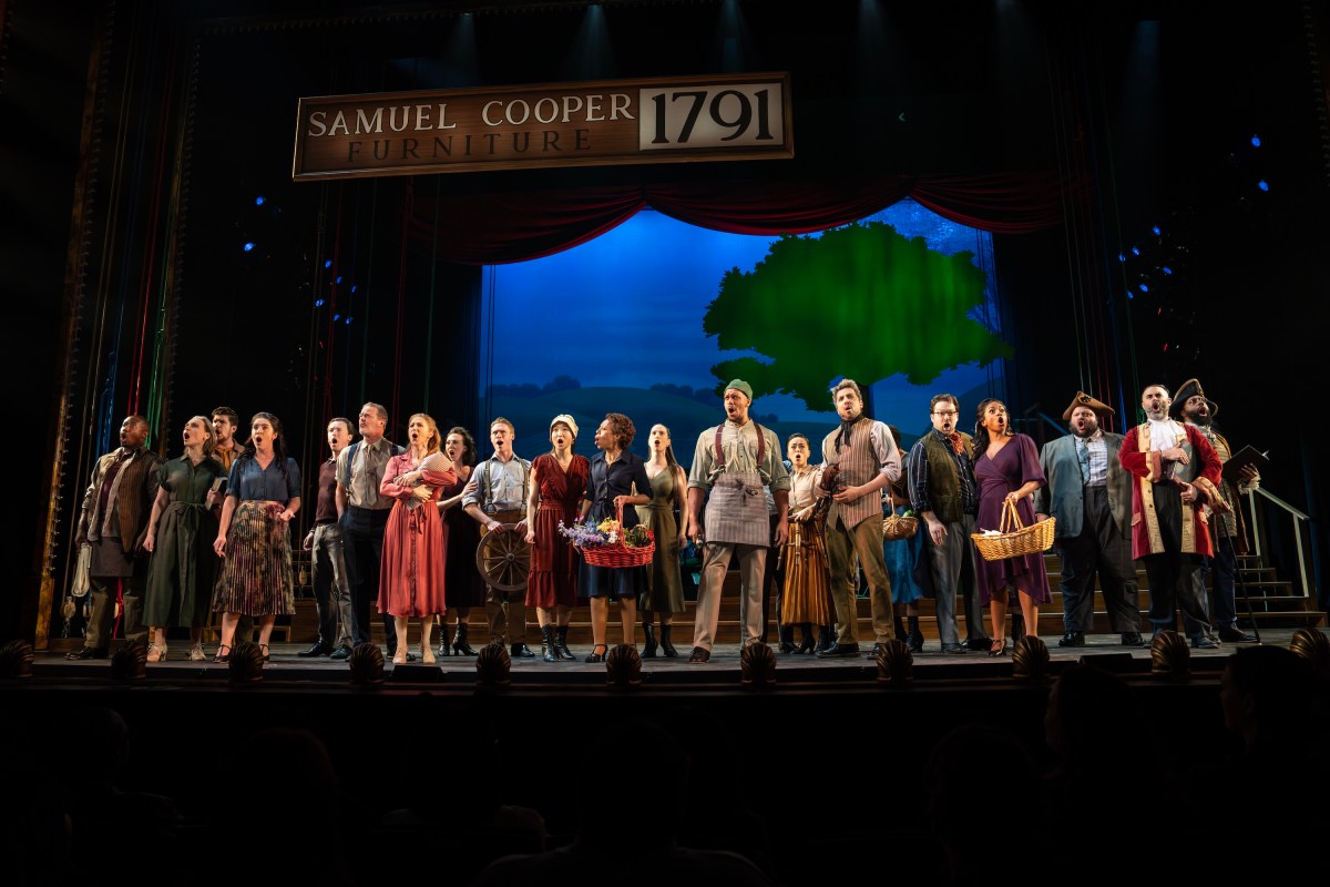 The cast of "Love Life" at Encores!