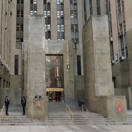 Exterior of Manhattan criminal court house