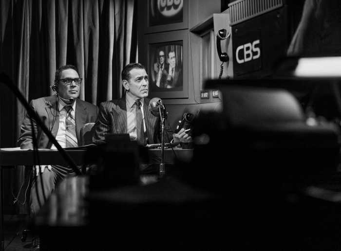 George Clooney (r) and Glenn Fleshler (l) in "Good Night, and Good Luck."