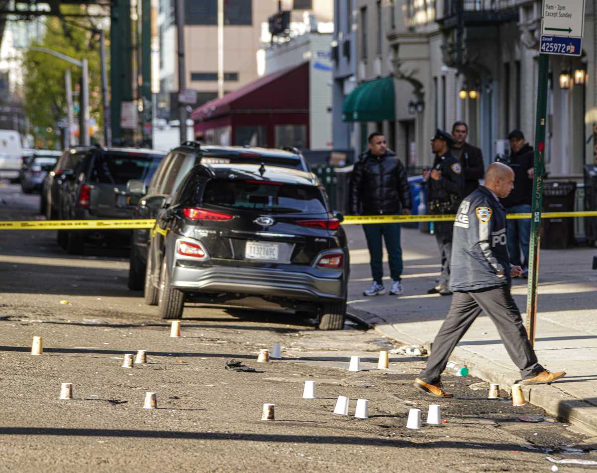 Police at scene of Queens shooting