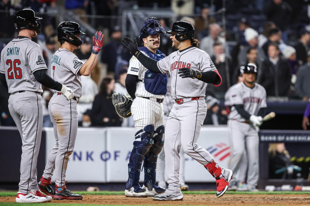Eugenio Suarez grand slam Diamondbacks Yankees