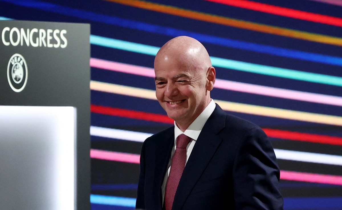 FIFA president Gianni Infantino