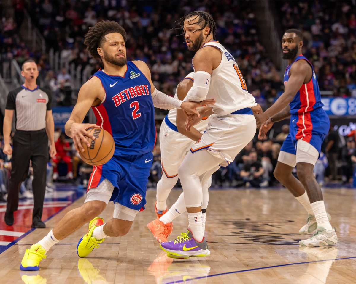Jalen Brunson Cade CUnningham Knicks Pistons