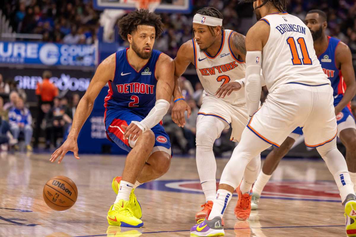 Knicks Pistons Cunningham Brunson McBride