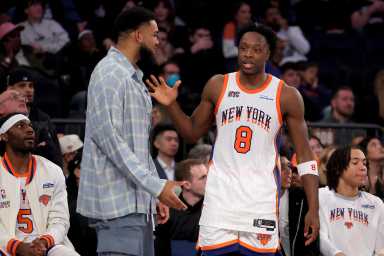 OG Anunoby Karl-Anthony Towns Knicks Cavaliers