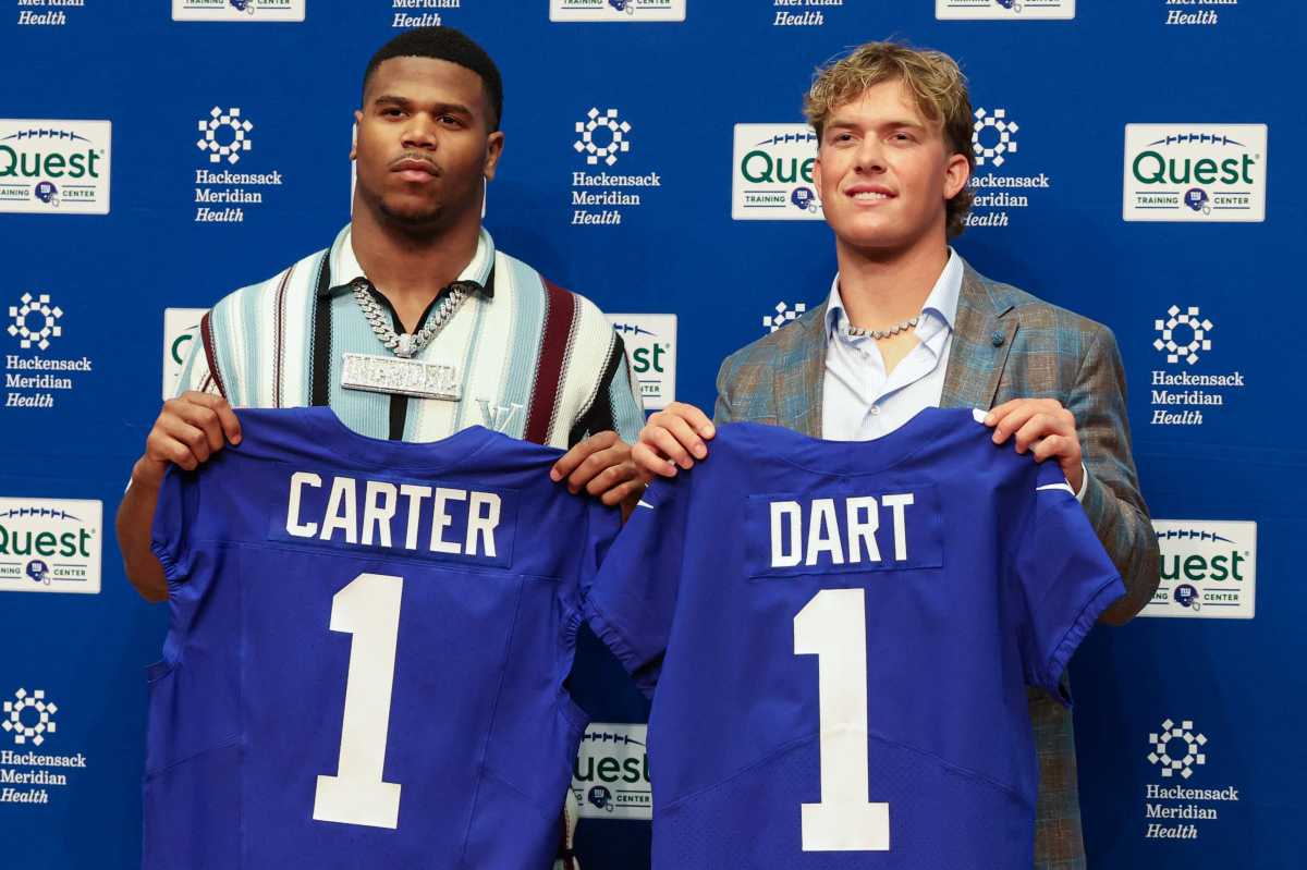 Abdul Carter Jaxson Dart Giants NFL Draft