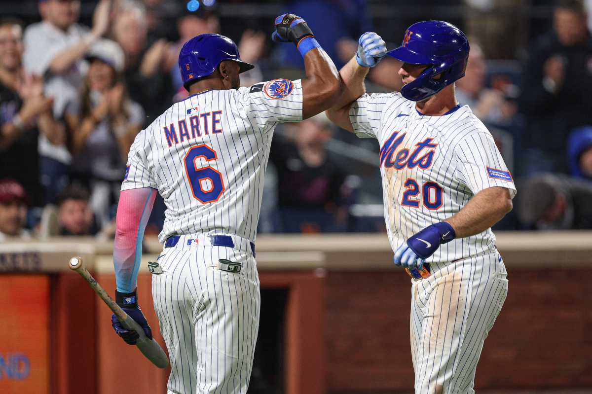 Pete Alonso Starling Marte Mets Diamondbacks