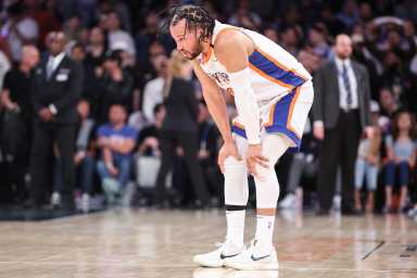 Jalen Brunson injury Knicks Pistons