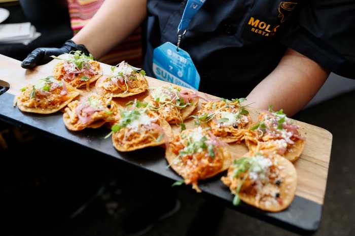 NEW YORK, NEW YORK - OCTOBER 20: A view of Molkajete Restaurant & Bar during the Food Network New York City Wine & Food Festival presented by Invesco QQQ with Grand Tasting featuring Culinary Demonstrations presented by HexClad at Brooklyn Army Terminal on October 20, 2024 in New York City.