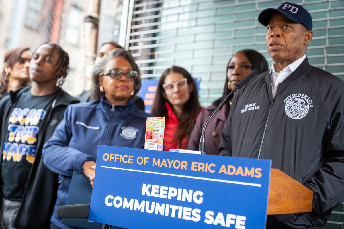 Mayor Eric Adams at event