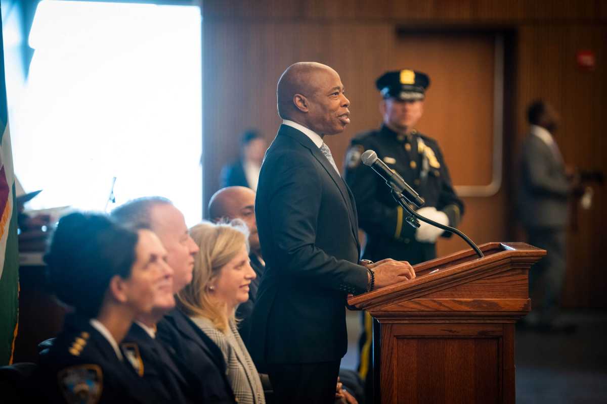 Mayor Adams speaks about NYC budget