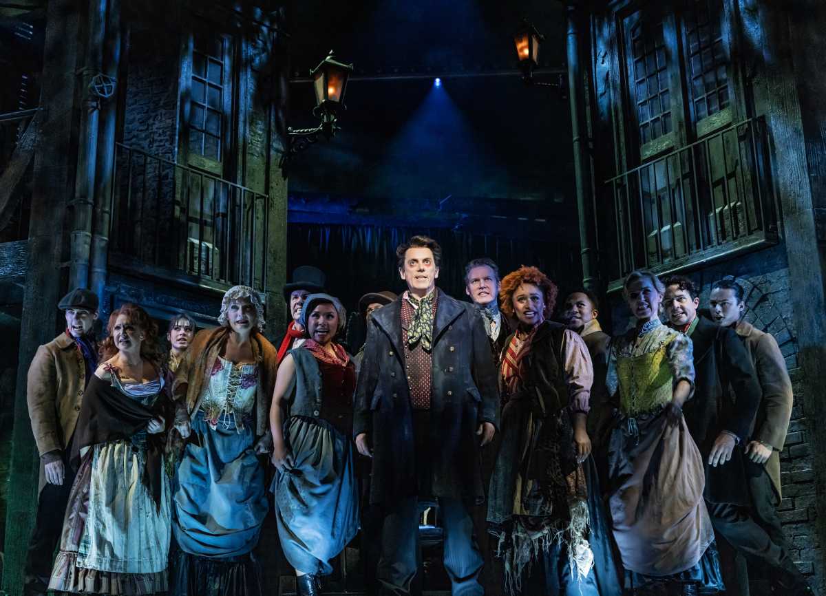 Jeremy Secomb and Company perform “The Ballad of Sweeney Todd” in Stephen Sondheim’s "Old Friends."