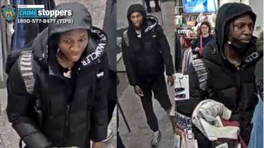 One of the suspects sought in a lululemon robbery on the Upper East Side.