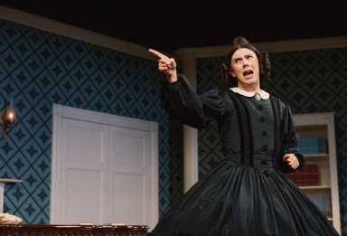 Cole Escola in "Oh, Mary!", which was a smash hit play that will likely be nominated for the Tonys.