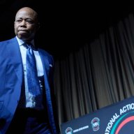 NYC Mayor's Race: Independent run gives Eric Adams' re-election bid new life, but his odds are still long 4 Eric Adams gives thumbs up in NYC Mayor's Race