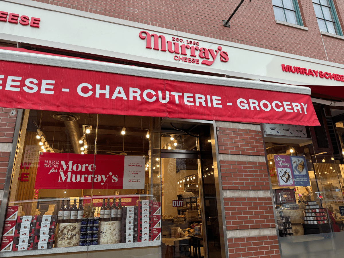 the exterior of Murray's Cheese