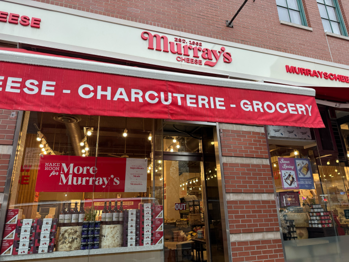 the exterior of Murray's Cheese
