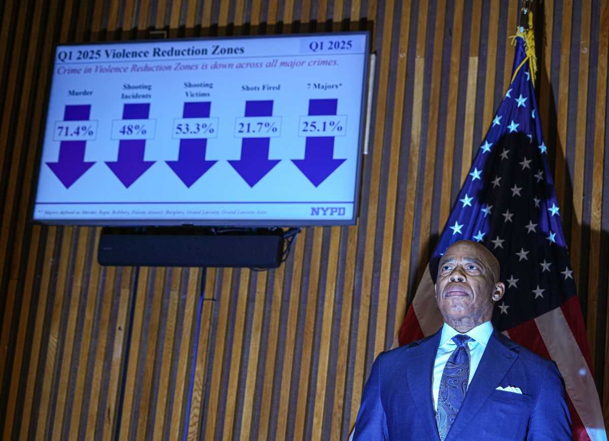 What crime problem? NYC is safer than its been in 25 years, NYPD stats show, despite Trump threats of federal takeover 4 Mayor Adams speaks about NYPD crime reduction