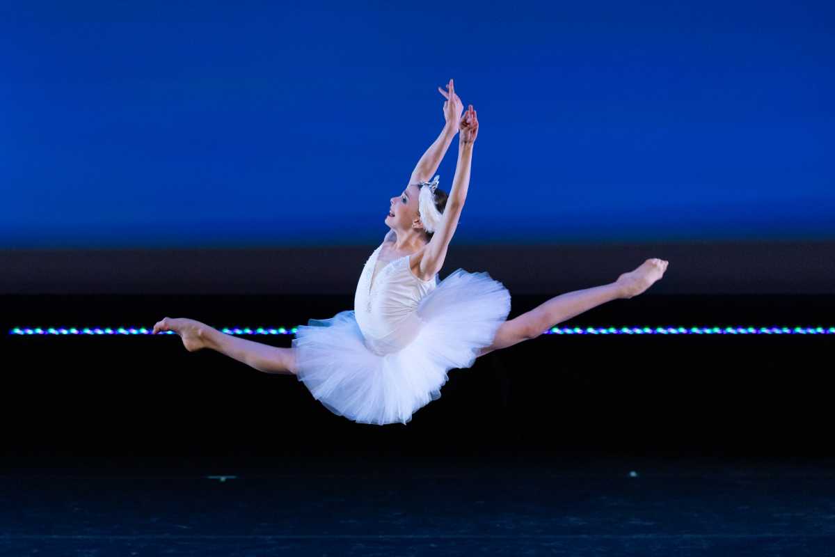 a woman dancing ballet at the Youth America Grand Prix gala