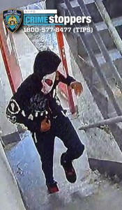 man in a staricase in the Bronx