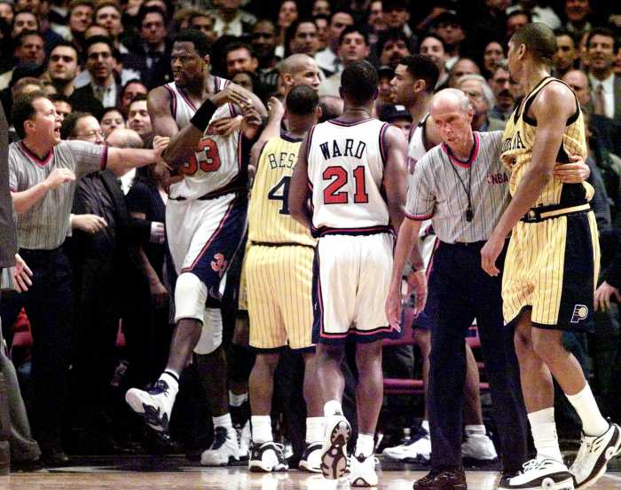 Knicks Pacers Reggie Miller Patrick Ewing