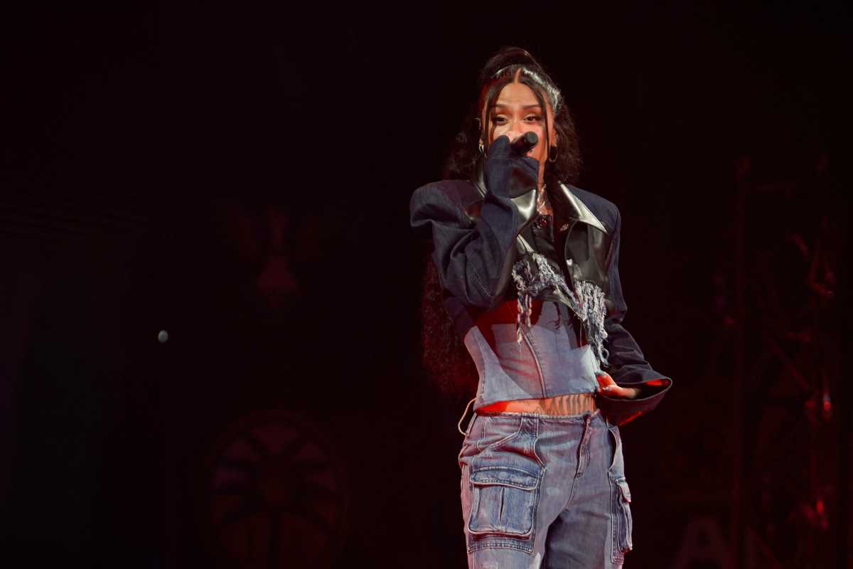 Kehlani performing at WNBA All-Star Game