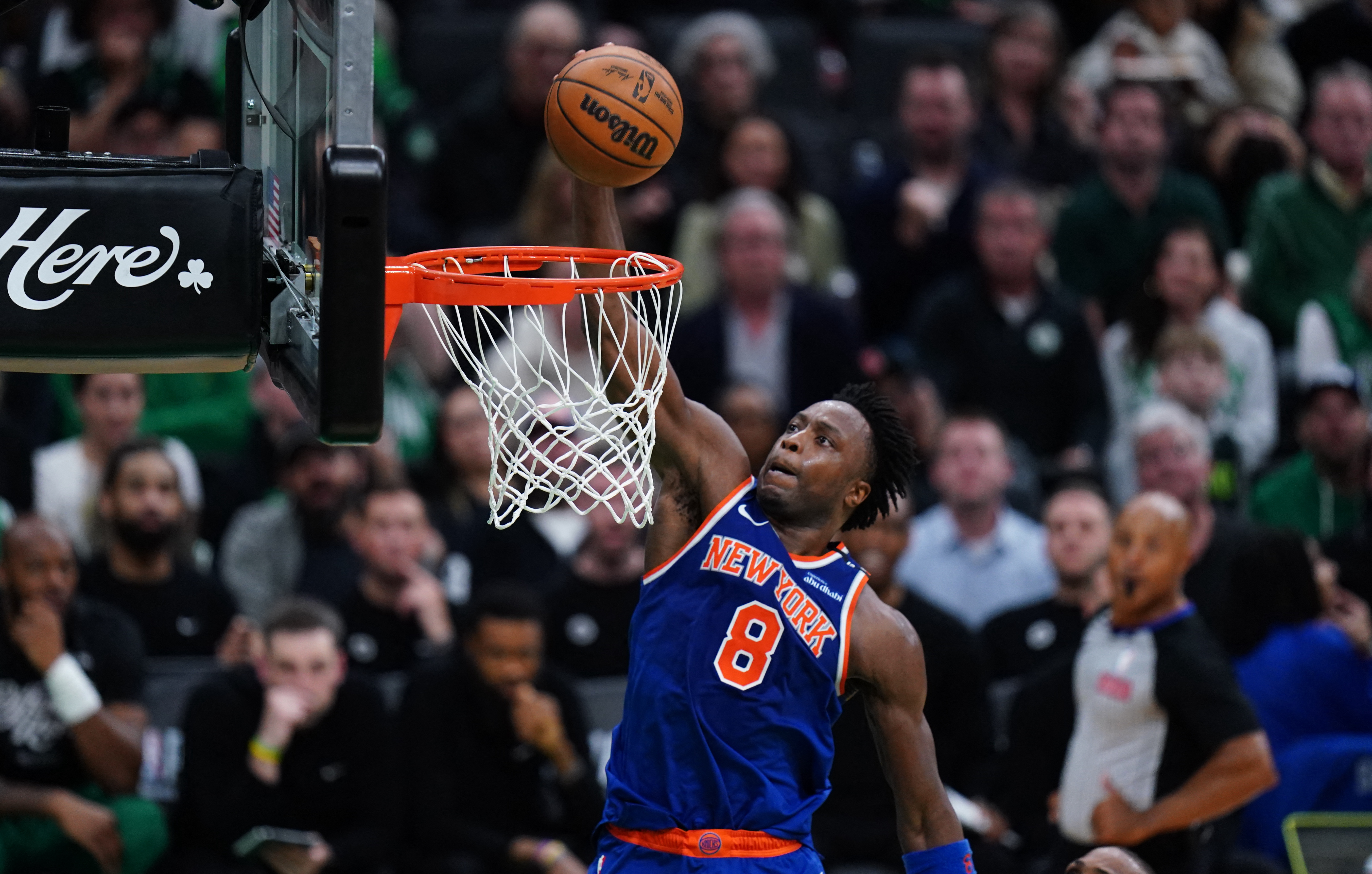 How 'grittiness' sparked Knicks' magical Game 1 comeback win over Celtics 2 OG Anunoby Knicks Celtics Game 1