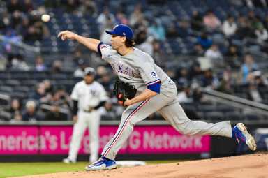 Jacob deGrom Rangers Yankees