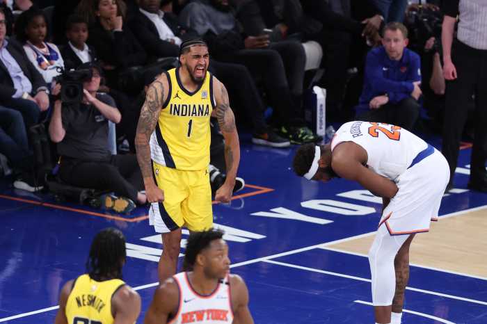 Obi Toppin Knicks Game 1 ECF pacers