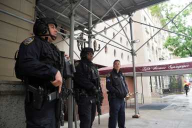 Aftermath of the Washington, D.C., killing of two Israeli embassy staff, in New York
