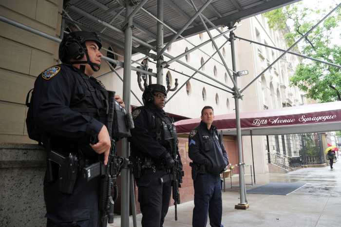 Aftermath of the Washington, D.C., killing of two Israeli embassy staff, in New York