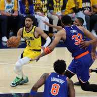 Knicks teetering on brink, drop Game 4 to Pacers for 3-1 series deficit 9 Tyrese Haliburton Pacers Knicks Game 4