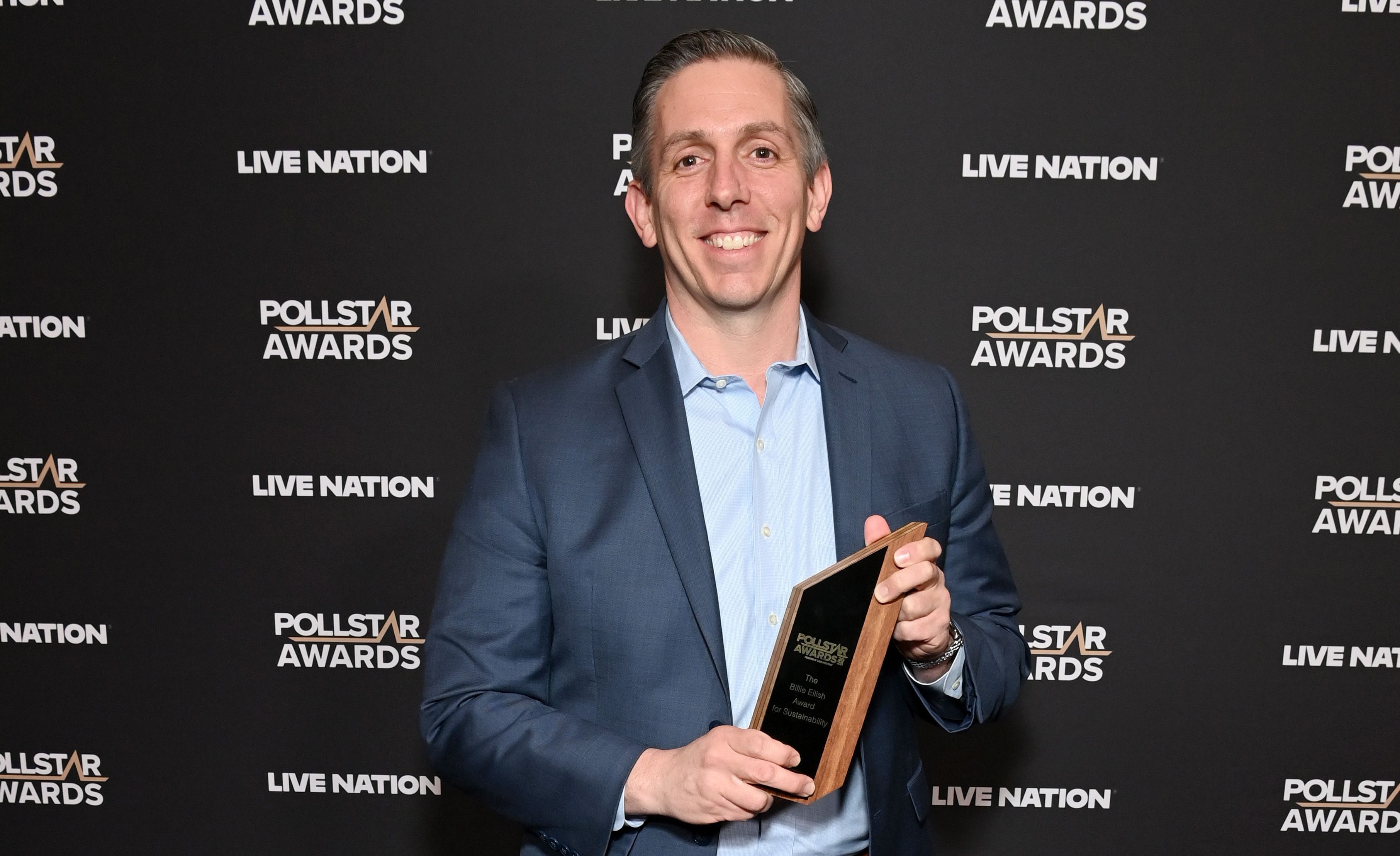 Michael Sciortino spearheading award-winning sustainability charge at UBS Arena 5 Michael Sciortino Billie Eilish Award
